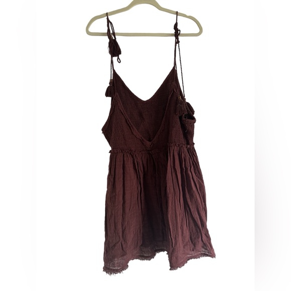 Free People Maroon Mini Dress - Picture 2 of 5